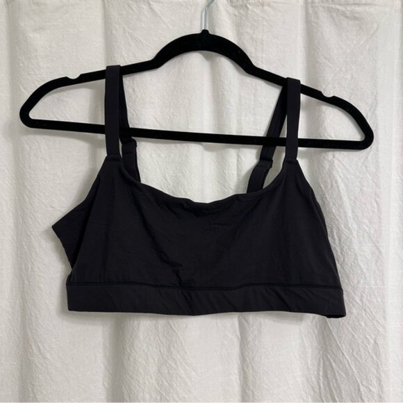 NWT‎ SKIMS Fits Everybody Scoop Bralette Size 3X Onyx - Picture 1 of 5